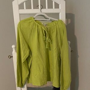 Boden Bright Green Blouse